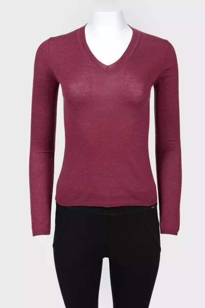 Fine jersey pullover
