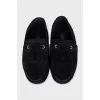 Men's insulated loafers with decor