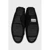 Men's insulated loafers with decor
