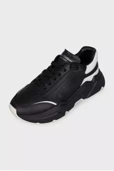 Daymaster leather sneakers