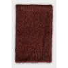 Brown wool scarf with tag