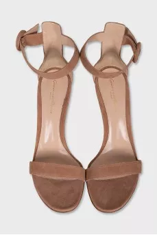 Portofino 105mm Suede Sandals