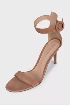 Portofino 105mm Suede Sandals