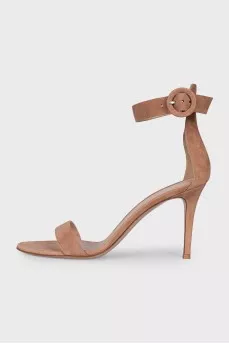 Portofino 105mm Suede Sandals
