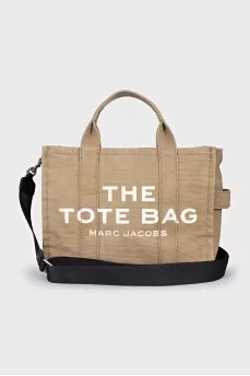Green canvas tote