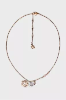 Gold chain with pendants