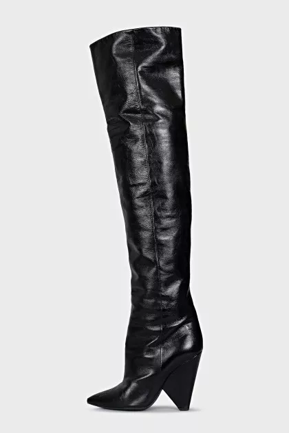 Niki Wedge Heel Over-the-Knee Boots