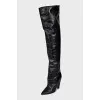 Niki Wedge Heel Over-the-Knee Boots