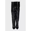 Niki Wedge Heel Over-the-Knee Boots