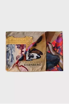 Printed silk scarf