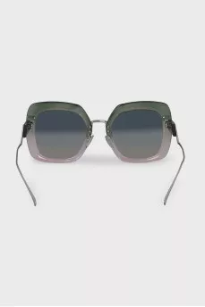 Two-tone sunglasses with logo