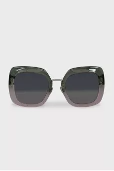 Two-tone sunglasses with logo