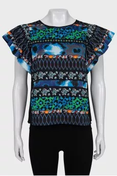 Silk top by Kenzo x H&M