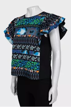 Silk top by Kenzo x H&M