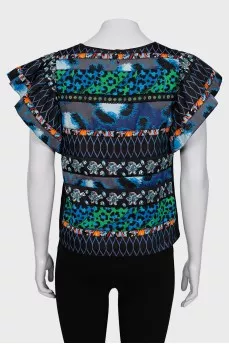 Silk top by Kenzo x H&M