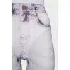 Printed tights with tag