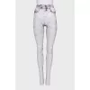 Printed tights with tag