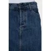 Denim fitted skirt