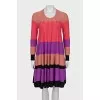 Loose-fitting striped dress