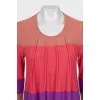 Loose-fitting striped dress