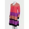 Loose-fitting striped dress