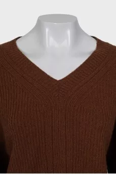 Oversized cropped jumper