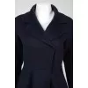 The coat is fitted