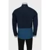 Men's shirt with contrasting hem