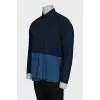 Men's shirt with contrasting hem