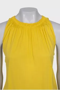 Fitted off-the-shoulder maxi dress