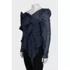 One shoulder fitted blouse