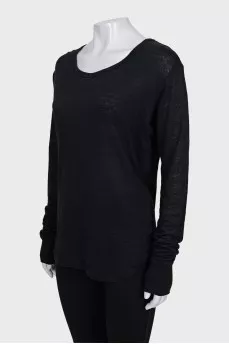 Loose-fitting long sleeve shirt
