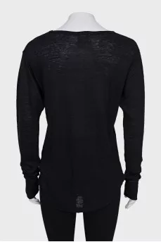 Loose-fitting long sleeve shirt