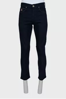 Мужские синие джинсы straight fit