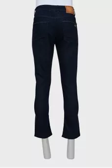Мужские синие джинсы straight fit
