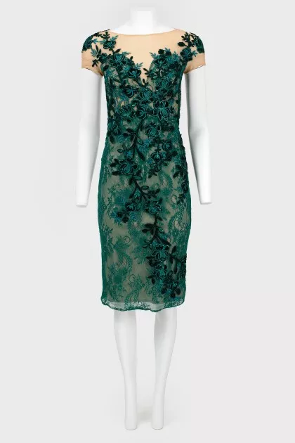 Midy's lace dress from mesh fabric
