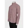 Men's long sleeve plaid shirt