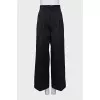 High-waisted trousers