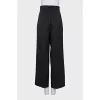 High-waisted trousers