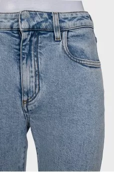 Slim-fit mid-rise jeans