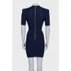 Bodycon dress with accent buttons