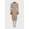 Wool suit consisting of a jacket and skirt