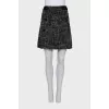 Printed jacket and skirt suit