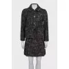 Printed jacket and skirt suit