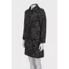 Printed jacket and skirt suit