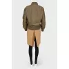 Coat with bomber jacket