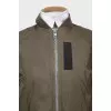 Coat with bomber jacket