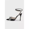Slingbacks with rhinestones
