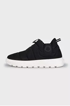 Quilted textile sneakers