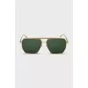 Men's sunglasses with green lens